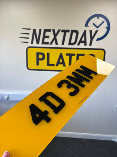 Rear Oversized Range Rover Number Plate - 533mm x 152mm