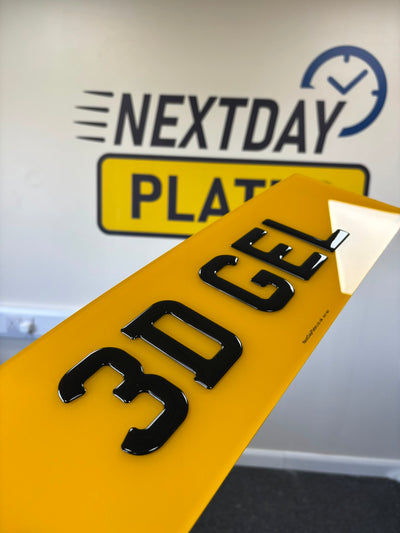 Rear Oversized Range Rover Number Plate - 533mm x 152mm
