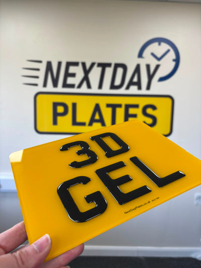 Rear Motorcycle Number Plate - 237mm x 178mm