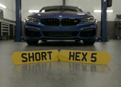 Rear Hex - 5 Digit Number Plate - 402mm x 111mm