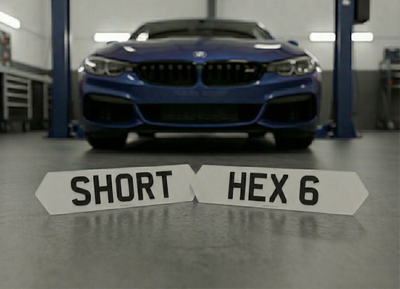Front Hex - 6 Digit Number Plate - 467mm x 111mm