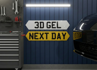 Hex - 7 Digit Number Plates - Front & Rear Pair - 519mm x 111mm